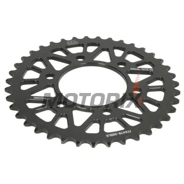 Zadní rozeta -JT- JTA478,39BLK, 39 zubů, černý, hliníkový, Kawasaki ZX 1000 2011-2019, ZX-10R 1000 2004-2005, 2011-2019