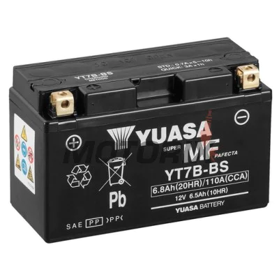 Akumulátor -YUASA- YT7B-BS, 7Ah 12V