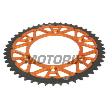 Zadní rozeta -JT- JTX897,48ORG, 48 zubů, oranžový, hybridní, Husaberg FC 350 1996, FC 400 1996-1999, FC 450 2004-2006, FC 501/600 2000, FC 550 2003-2008, FE 250 2013-2014, FE 350 1996, 2013, FE 390 2010-2012, FE 400 2000-2003, FE 450 2004-2014