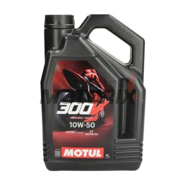 Motorový olej -MOTUL- 300VRR 10W50 4L 112535, 10W50, plná syntetika + ester, 4L