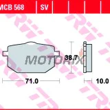 Brzdové destičky -TRW- MCB568, Moto Guzzi NTX 750 (1990-1993), Yamaha TT 600 (1989-1992), XT 600Z Ténéré (1985-1991)