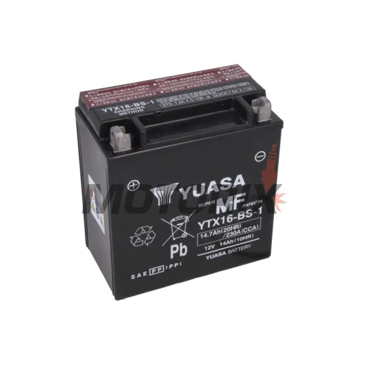 Akumulátor -YUASA- YTX16-BS-1, 15Ah 12V
