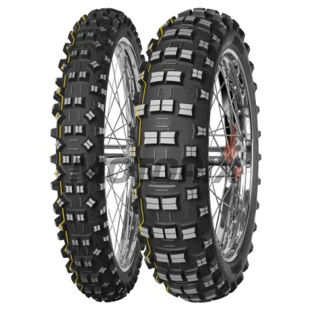 Zadní off-road pneumatika -MITAS- 140/80-18, TERRA FORCE-EF, super, žlutá