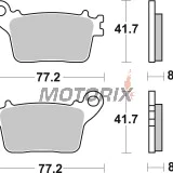 Brzdové destičky -BREMBO- 07HO59SP, Honda CBR 1000cc, Yamaha MT-10/YZF-R1 1000cc (2016‑2017)