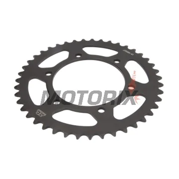 Zadní rozeta -JT- JTR486,43, 43 zubů, ocelový, Kawasaki ER 500 1997-2006, EX 250 1988-2013, EX 300 2013-2017, EX 500 2006-2009, GPX 250 1988-1996, GPZ 250 1986-1987, GPZ 500 1987-2005, KR 250 1984-1985, Ninja 250 2008-2010, 2014-2015