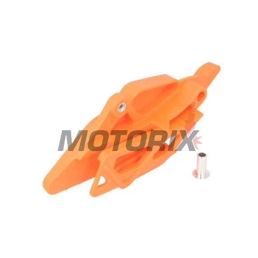 Vodítko řetězu -POLISPORT- oranžový, polyuretan, KTM EXC, EXC-F, SX, SX-F, XC, XC-F 125-500 2022-2024
