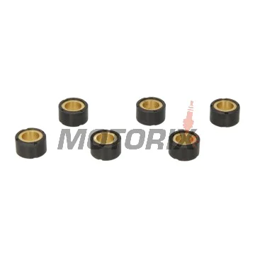 Válečky variátoru -RMS- 20x12mm, 10.5g, 6ks, MBK Doodo 125 2001, MBK XC 125 1996-2000, MBK XQ (Thunder) 125 2001-2002, Yamaha VP 125 2008, Yamaha XC 125 1999-2003, Yamaha XN (Teos) 125 2000, Yamaha YP 125 2006-2009