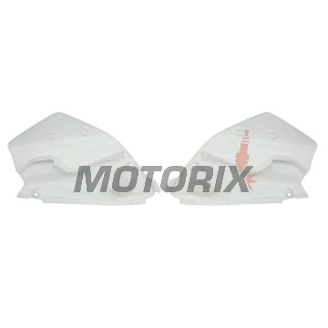 Zadní boční plasty -POLISPORT- bílé, YAMAHA YZ 125/250 1996-2001