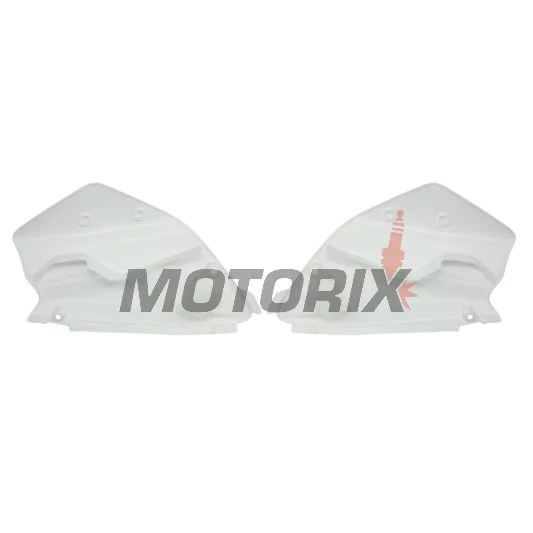 Zadní boční plasty -POLISPORT- bílé, YAMAHA YZ 125/250 1996-2001