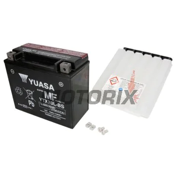 Akumulátor -YUASA- YTX20L-BS, 19Ah 12V