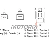 Regulátor dobíjení -DZE- regulátor dobíjení, 12V, 35A, YAMAHA VMX-12 1200 1996-2007
