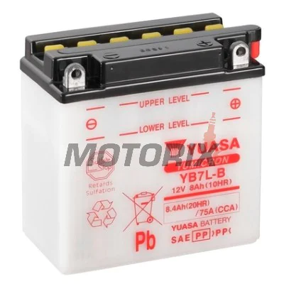 Akumulátor -YUASA- YB7L-B, 8Ah 12V