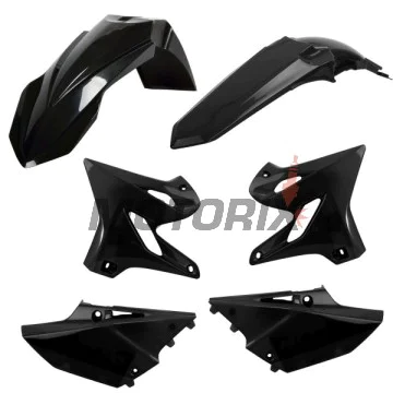 Sada plastů -POLISPORT- černé, YAMAHA YZ 125/250 2015-2021