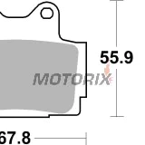 Brzdové destičky -BREMBO- 07YA12SP, Yamaha FZ/FZR/FZS/RD/RZ/SRX/TDR/TZR/XJ 125-750cc (1984-2003)