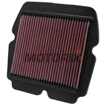 Vzduchový filtr -K&N- HA-1801, Honda GL 1800 Gold Wing/Goldwing ABS/Premium Audio/Audio Comfort/Navi/ABS/XM/Airbag, F6B/F6C Valkyrie, 2000-2015