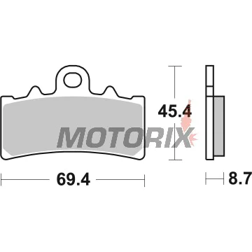 Brzdové destičky -BREMBO- 07GR18SA, BMW C400/310GS 2016-2022, Husqvarna Svart/Vitpilen401 2017-2022, KTM Adventure/Duke/RC125-390 2010-2022