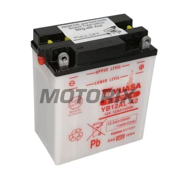 Akumulátor -YUASA- YB12AL-A2, 13Ah 12V