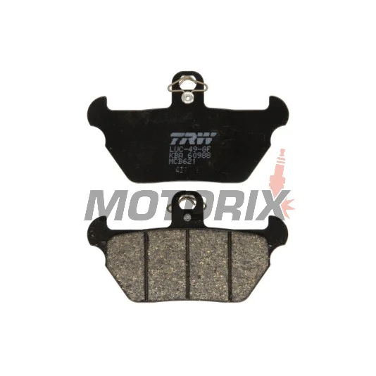 Brzdové destičky -TRW- MCB621, BMW K100RS 16V, K100LT ABS, K1100RS/ABS, K1100LT (1990-1998), R80/R80R (1991-1994)