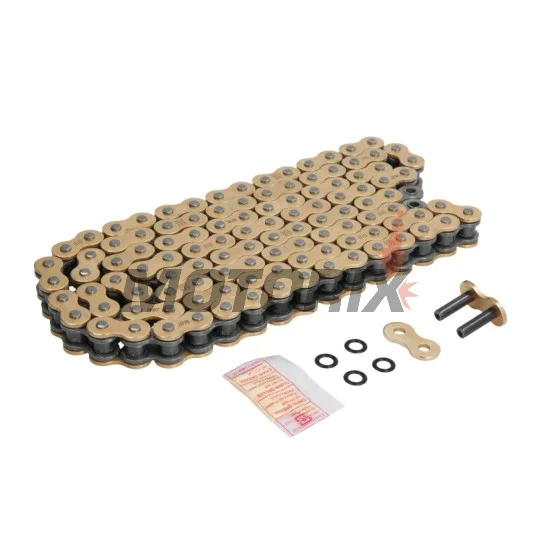 Řetěz -DID- 525VX3G&B-112, velikost 525, 112 článků, zesílený, zlatá/černá