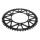 Zadní rozeta -JT- JTA808,52BLK, 52 zubů, černý, hliníkový, Kawasaki KLX 400 2003, Suzuki DR 350 1990-1999, DR-Z 250 2001-2007, DR-Z 400 2000-2017, RM 100 1979-1982, RM 125 1983-2012, RM 250 1987-2012, RM-X 250 1989-2001, RM-X 450 2010-2019
