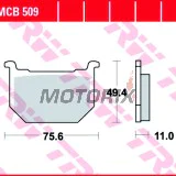 Brzdové destičky -TRW- MCB509, Suzuki GN250 (1983-2002), GS850G/1000G (1980-1986), GSX750L/ES/EF (1980-1986)