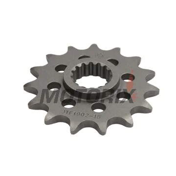Přední pastorek -JT- JTF1902,15, 15 zubů, Husqvarna Svartpilen 701 2019, KTM Adventure 640 1999-2007, Adventure 790 2019, Duke 640 2000-2006, Duke 690 2008-2019, EGS 400 1996-2001, EGS 620 1994, Enduro 690 2008-2018, EXC 620 1994