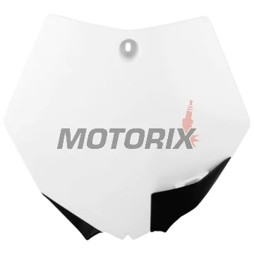 Motokrosová maska/tabulka startovního čísla -POLISPORT- bílá, KTM SX 85 2013-2017