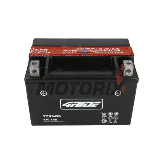 Akumulátor -4 RIDE- YTX9-BS 4RIDE, 8Ah 12V