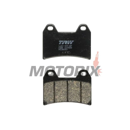 Brzdové destičky -TRW- MCB683, Aprilia Pegaso/RS/RSV, Benelli TnT/Tornado, BMW F/G/R nineT, Cagiva Raptor, Ducati Monster/Multistrada/SS, KTM Duke/LC4/SM, Moto Guzzi, Yamaha XT 660X