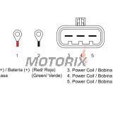 Regulátor dobíjení -DZE- regulátor dobíjení, 12V, 50A, POLARIS HAWKEYE, SPORTSMAN 325-570 2014-2020