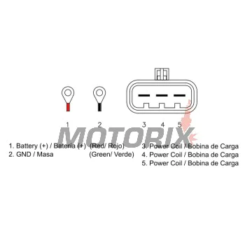 Regulátor dobíjení -DZE- regulátor dobíjení, 12V, 50A, POLARIS HAWKEYE, SPORTSMAN 325-570 2014-2020
