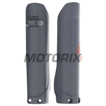 Chrániče přední vidlice -POLISPORT- šedé, HUSQVARNA TE, TX 150/250/300 2016-2023