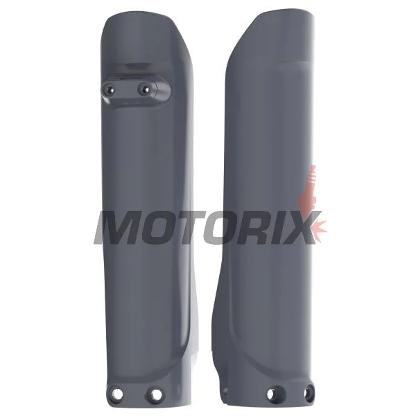 Chrániče přední vidlice -POLISPORT- šedé, HUSQVARNA TE, TX 150/250/300 2016-2023