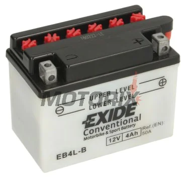 Akumulátor -EXIDE- YB4L-B, 4Ah 12V