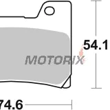 Brzdové destičky -BREMBO- 07YA2409, Yamaha/FZR 600-1000, YZF 600 (1989-2001)