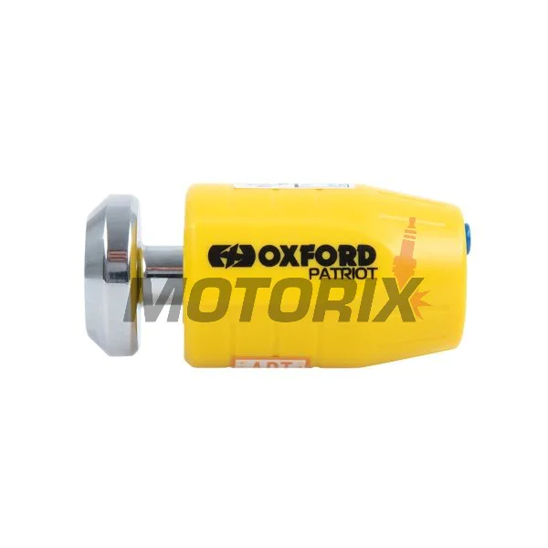 Zámek brzdového kotouče -OXFORD- Patriot 14mm, žlutý