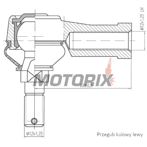 Vnější čep řízení -4 RIDE- Honda FL/TRX 200-680 1988-2020