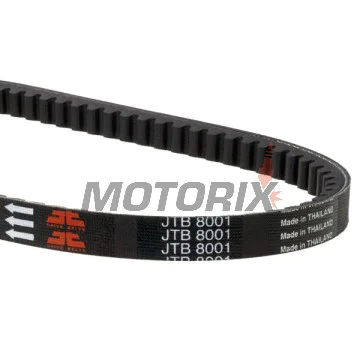 Řemen -JT- JTB8001, 798x17mm, Adly atv 50 2007-2009, Atala Hacker 50 1999, Benelli 491 50 2003-2004, Naked 50 2003-2006, Garelli GSP 50 2009-2012, Raider 50 2010-2012, Vip 50 2006-2008, XO 50 2010