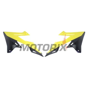 Přední boční plasty -POLISPORT- černé/žluté, SUZUKI RM-Z 250/450 2018-2023