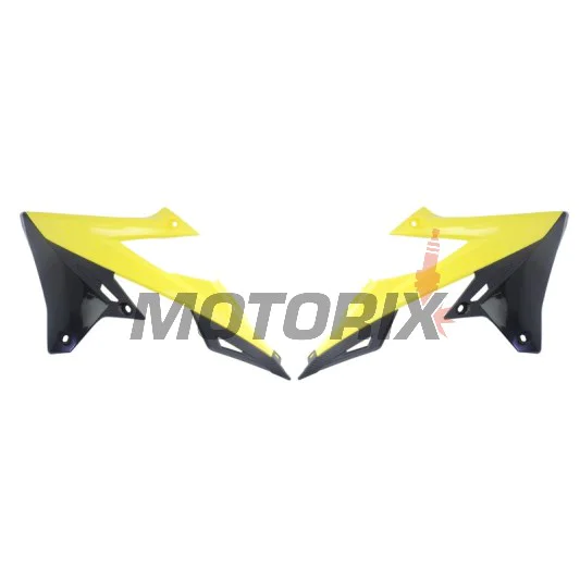 Přední boční plasty -POLISPORT- černé/žluté, SUZUKI RM-Z 250/450 2018-2023