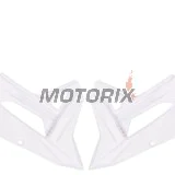 Přední boční plasty -POLISPORT- bílé, HONDA CRF 450 2022-2023