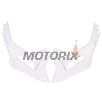 Přední boční plasty -POLISPORT- bílé, HONDA CRF 450 2022-2023
