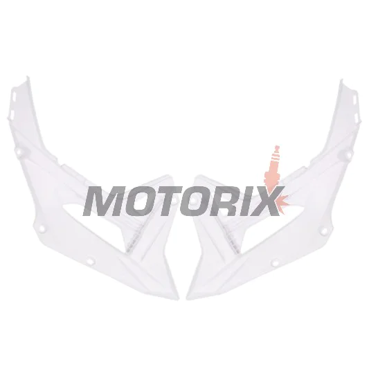 Přední boční plasty -POLISPORT- bílé, HONDA CRF 450 2022-2023