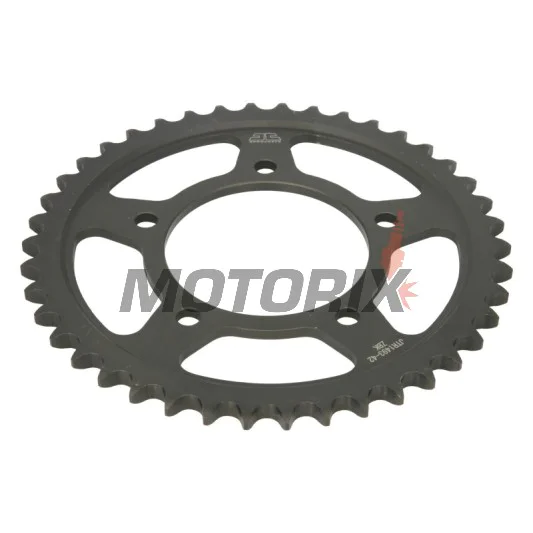 Zadní rozeta -JT- JTR1493,42ZBK, 42 zubů, černý zinek, ocelový, Kawasaki ZX-14R 1400 2006-2020, ZZR 1400 2006-2019