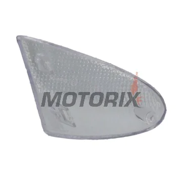 Sklíčko blinkru -RMS- pravý, Aprilia Leonardo 125/250 1999-2004, Aprilia Leonardo 300 2002-2004, Aprilia SR 50 2002-2012