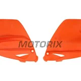 Zadní boční plasty -POLISPORT- oranžové, KTM EXC, SX 125-300 2001-2003