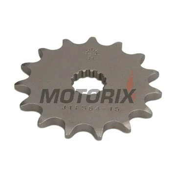 Přední pastorek -JT- JTF564,15, 15 zubů, Gas Gas EC 125 2003-2015, Yamaha DT 200 1989-1995, WR 125 1998, WR 200 1991-1993, XVS 125 2000-2004, YZ 125 1987-2004
