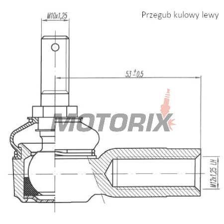 Vnější čep řízení -4 RIDE- Honda TRX 250-700 1986-2014, Kawasaki KVF 650/750 2005-2017
