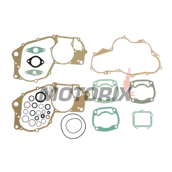 Kompletní sada těsnění motoru -ATHENA- Aprilia AF1 125 1988-1993, Europa 125 1990-1991, Pegaso 125 1989-1995, červený Rose 125 1988-1996, RS 125 1992-1995, Tuareg 125 1985/1988-1992