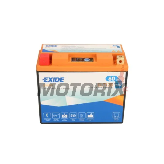 Akumulátor -EXIDE- ELT12B, 60Wh (5Ah), 12V, Lithium-ion